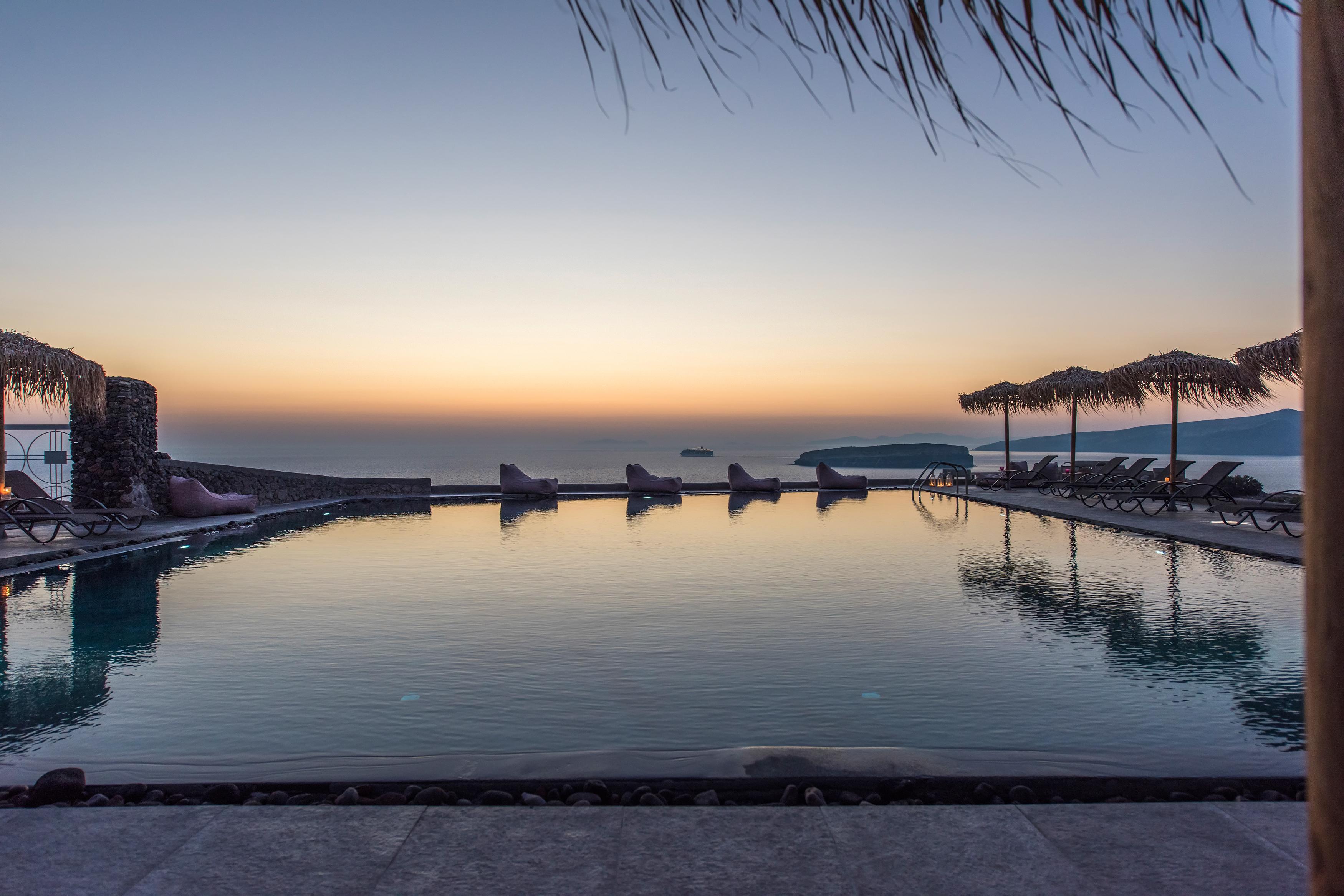 Sunset Faros Hotell Akrotírion Exteriör bild