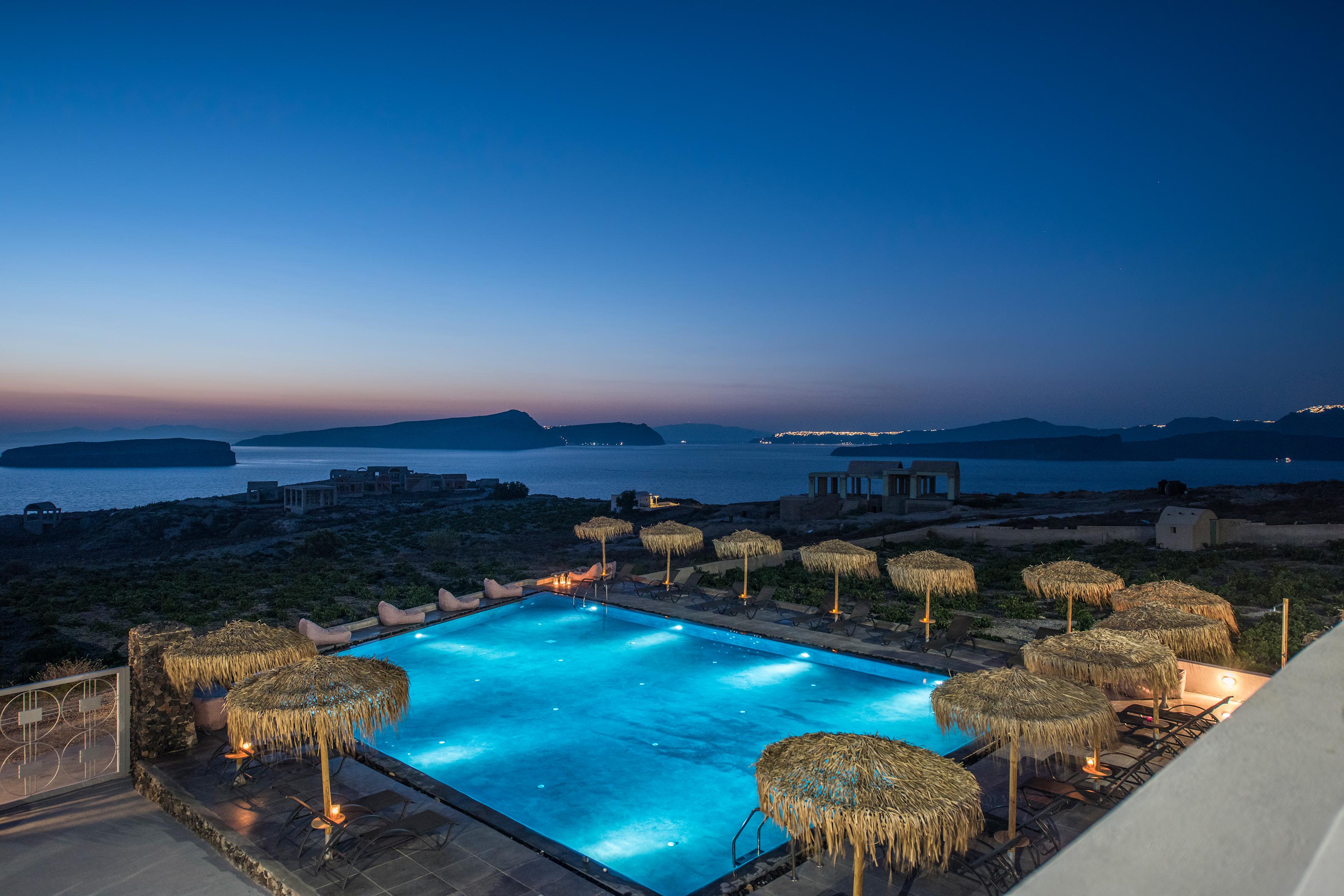 Sunset Faros Hotell Akrotírion Exteriör bild