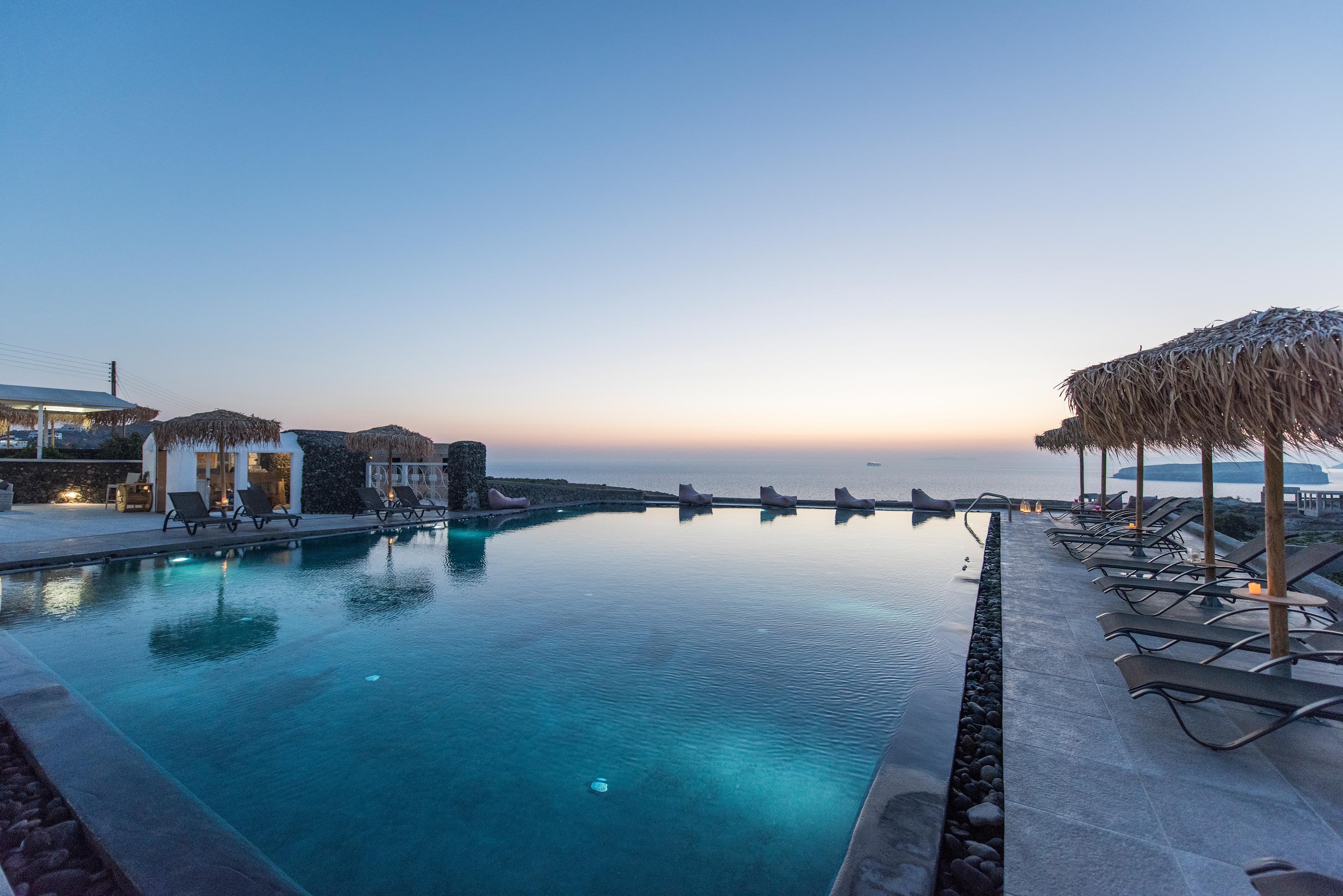 Sunset Faros Hotell Akrotírion Exteriör bild