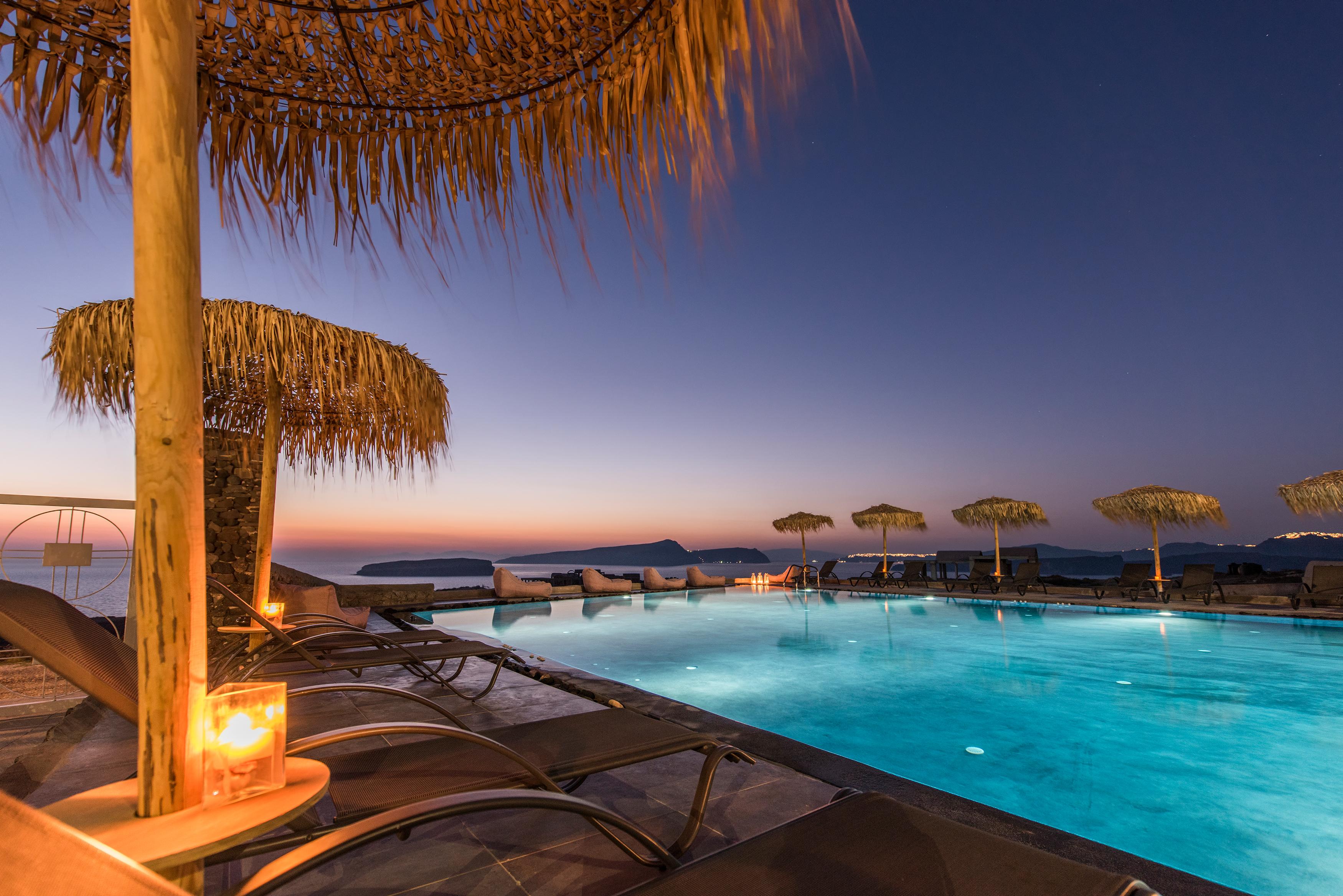 Sunset Faros Hotell Akrotírion Exteriör bild